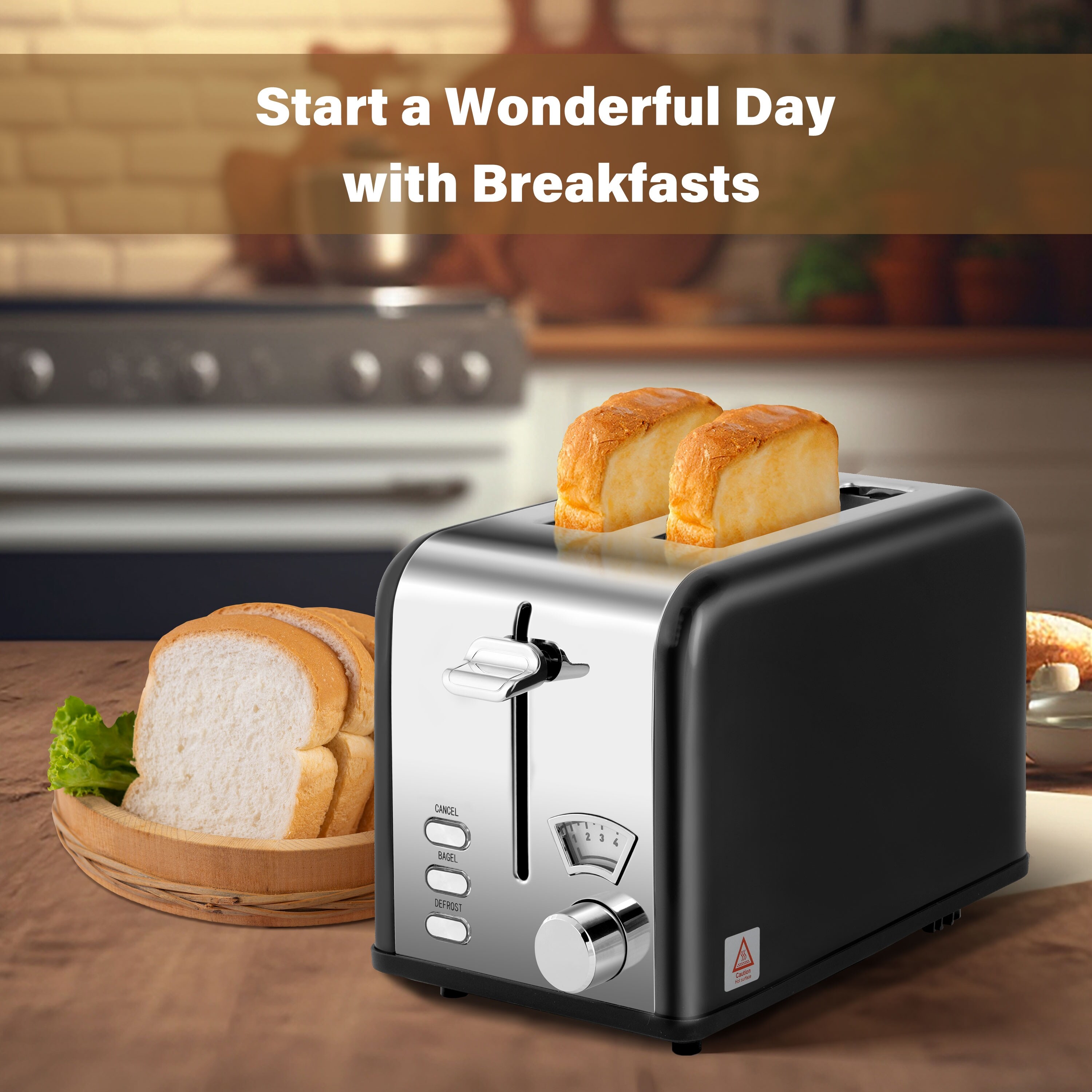 Toast Bread Machine with Removable Crumb Tray and Wide Slot Bed Bath Beyond 40768666