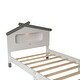 preview thumbnail 43 of 53, Platform Bed with House-shaped Headboard and Motion Activated Night