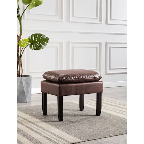 WOVENBYRD 24" Pillowtop Ottoman