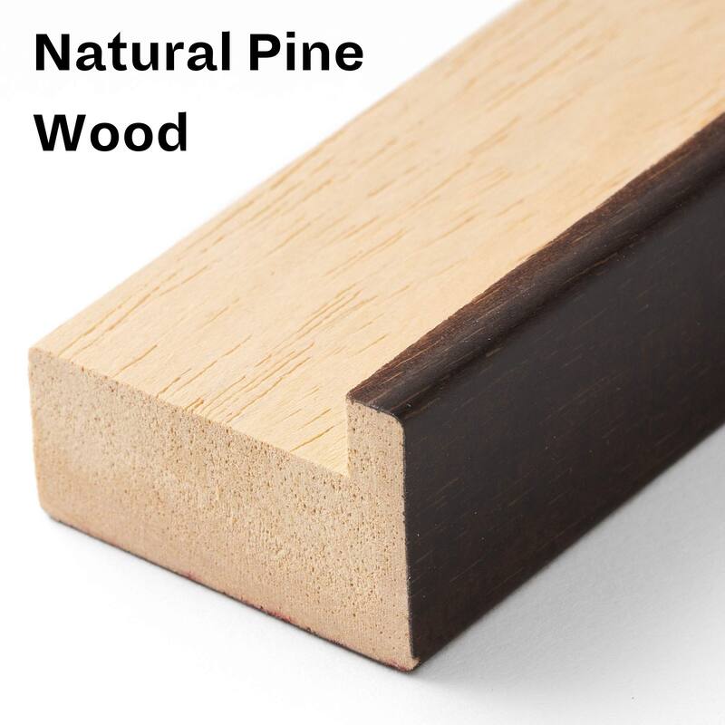 24x32 Brown Walnut Shadow Box Frame | 3/4" of Depth | Includes Hardware