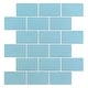 preview thumbnail 23 of 45, Subway Tiles Peel and Stick Backsplash, Stick on Tiles Kitchen Backsplash (Thicker Design Pack of 10) Blue