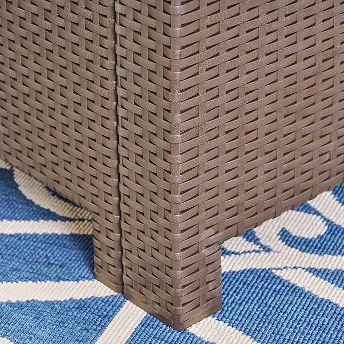 31.5" MDF Coffee Table with Glass Top & MDF Base