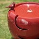 preview thumbnail 15 of 22, Glitzhome 20-Inch Red/ Blue Two Birds Embossed Pattern LED Ceramic Pot Fountain