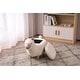 preview thumbnail 3 of 6, Animal Llama Kids Indoor Storage Ottoman