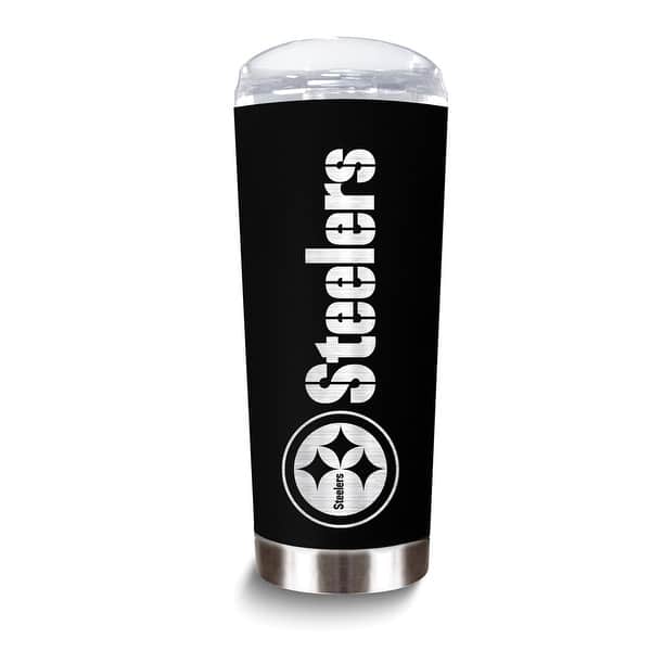NFL Pittsburgh Steelers Stainless Steel 18 Oz. Roadie Tumbler with Lid ...