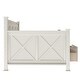 preview thumbnail 13 of 11, Twin Size Wooden Daybed with 2 Drawers, Backrest, Armrests,Cream White