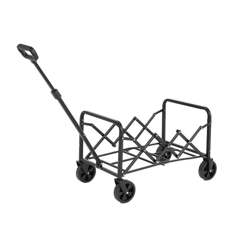 Lightweight Heavy Duty Folding Beach Wagon with Wheels, Large Capacity