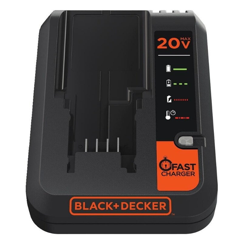 Shop Black Decker Bdcac202b Lithium Ion Fast Charger 2 20v Max Overstock 25353959