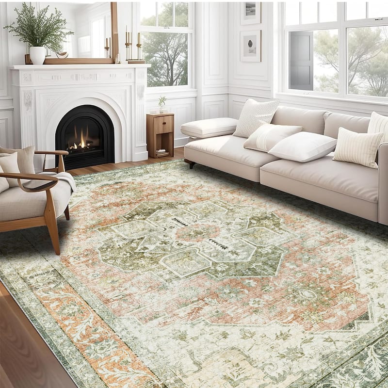 Bohemian Faux Cashmere Rug