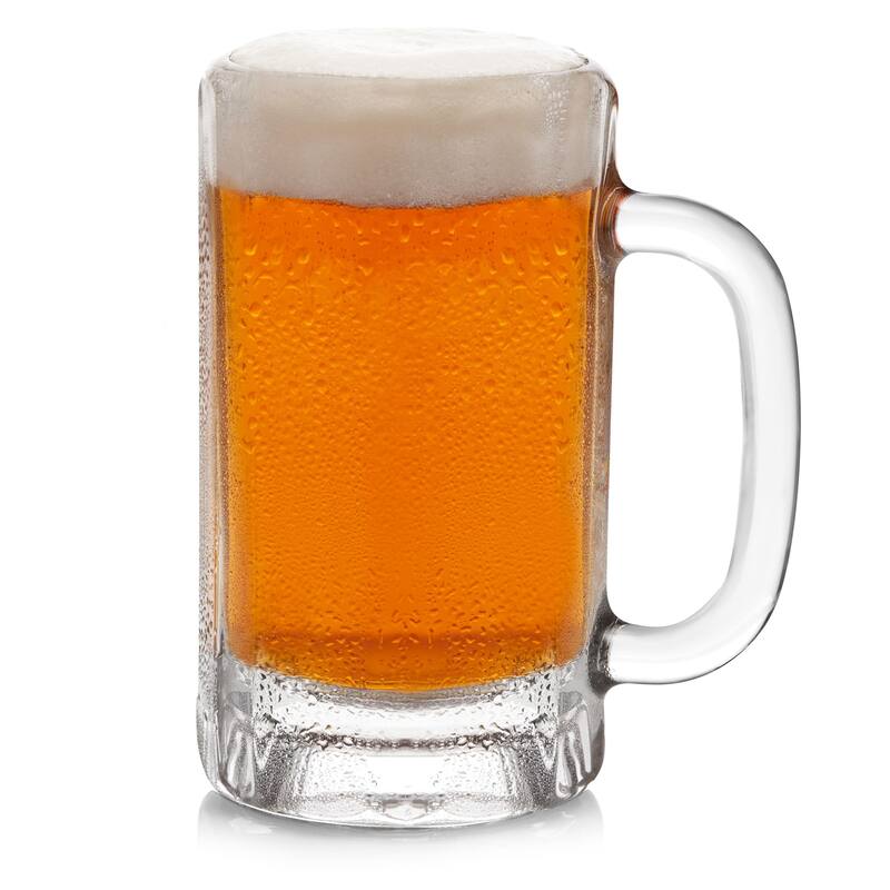 Libbey Heidelberg Glass Beer Mugs, 16-ounce, Set of 4 - Set of 4