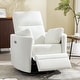 preview thumbnail 26 of 68, HOMYKA Power Rocker Swivel Recliner with USB and Type-C Ports