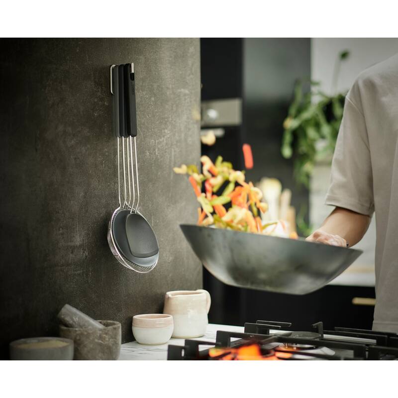 Joseph Joseph Nest Fusion Compact 3-piece Turner, Spoon and Skimmer Wok Set