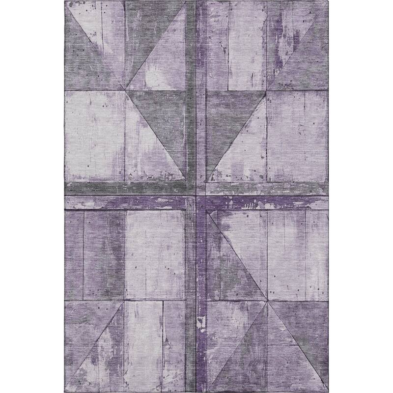 Premium Washable Super Soft Contemporary Geo Mayfield Rug