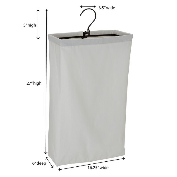 Household Essentials Door-Hanging Laundry Bag, 27