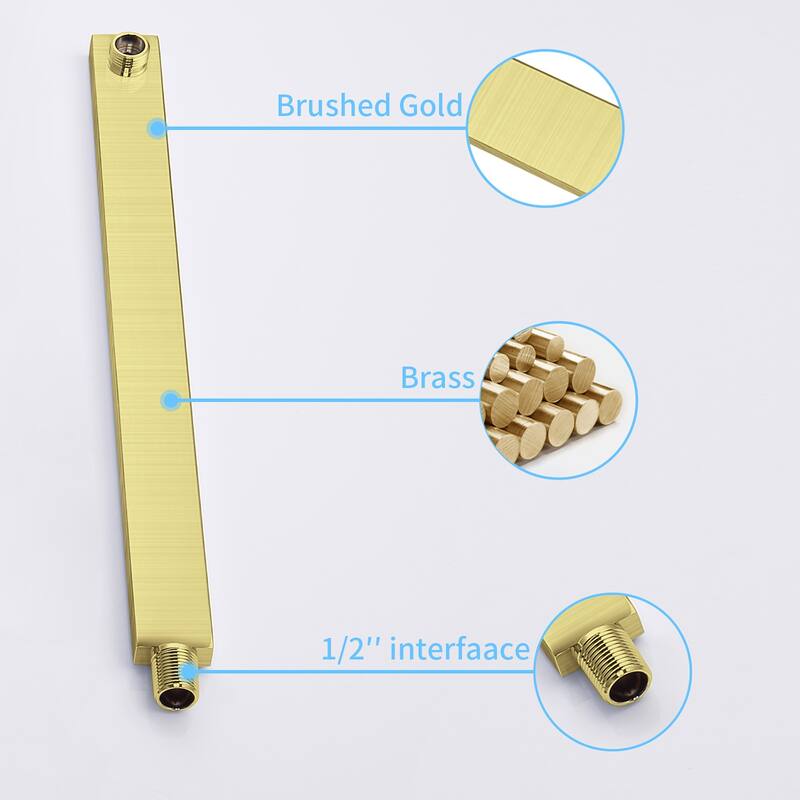 12" Rainfall Shower Head and handheld shower faucet