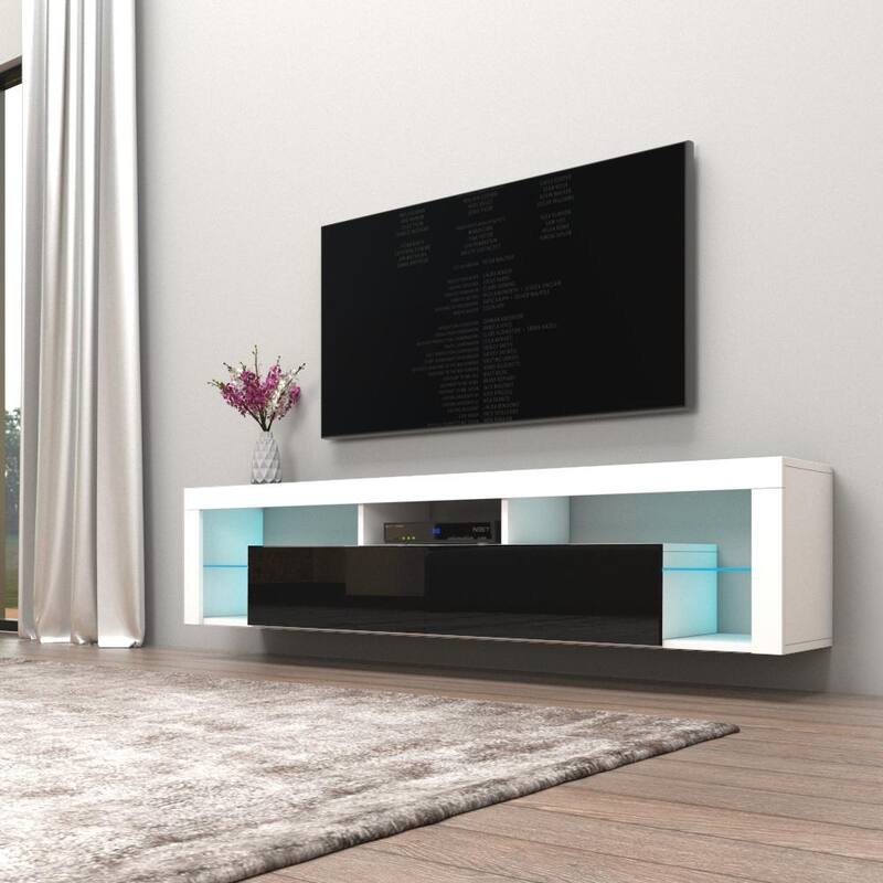 Milano 200 Wall Mounted Floating 79-inch TV Stand