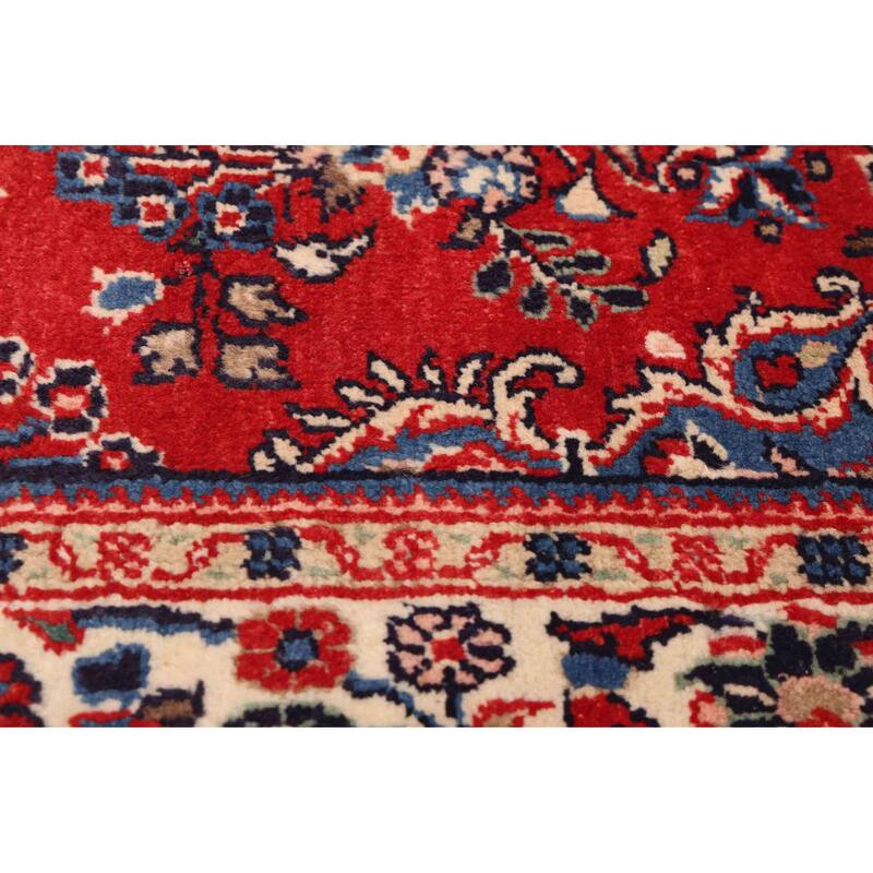 ECARPETGALLERY Hand-knotted Andelz Red Wool Rug - 3'5 x 5'1