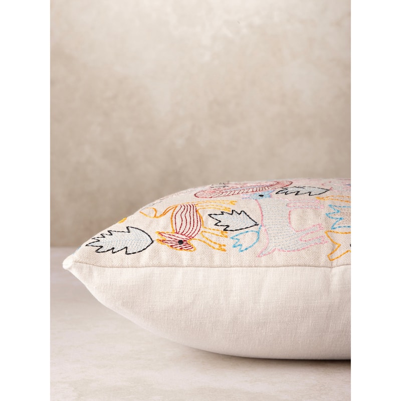 Fateh Throw Pillow Cover, 20"x20"