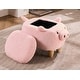 preview thumbnail 5 of 8, Home 2 Office Animal Kids Pig Storage Ottoman