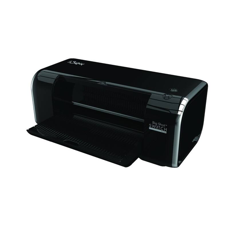 Sizzix Big Shot Switch Plus Machine inspired by Tim Holtz - Black - 14.96" W x 5.88" H x 6.54" D