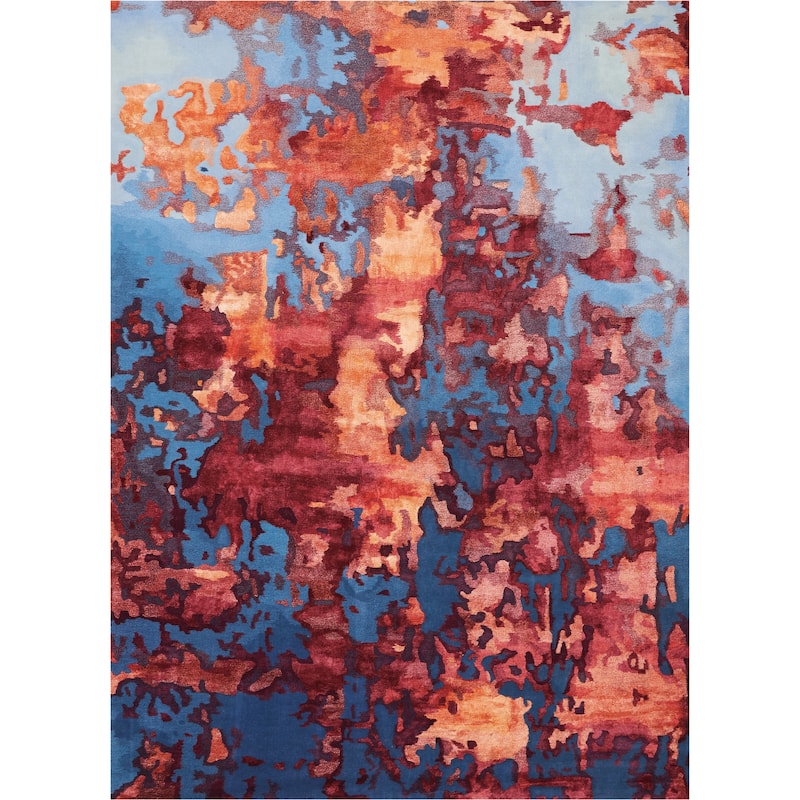 Nourison Hand-tufted Prismatic Modern Abstract Area Rug