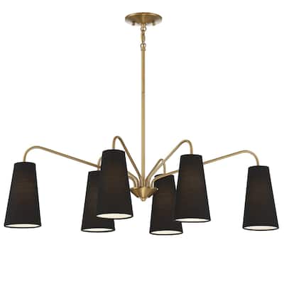 Savoy House 1-1785-6 Edgewood 6 Light 35" Wide Chandelier