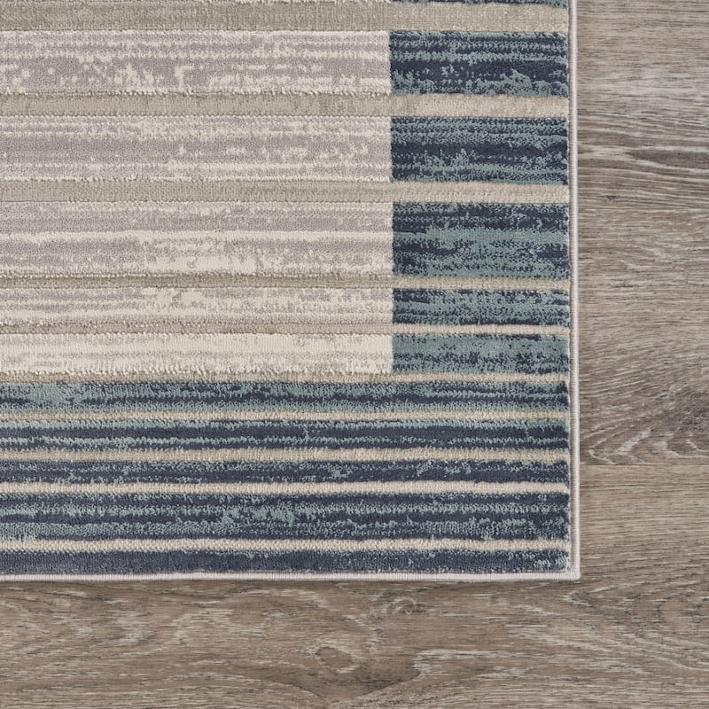 Suti Abstract Area Rug By HomeRoots - 8' Runner