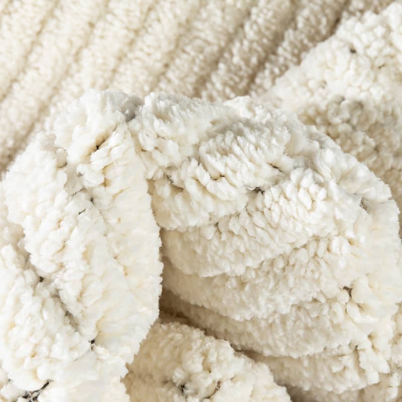 Well Woven Marina Monroe Solid High Low Shag Area Rug