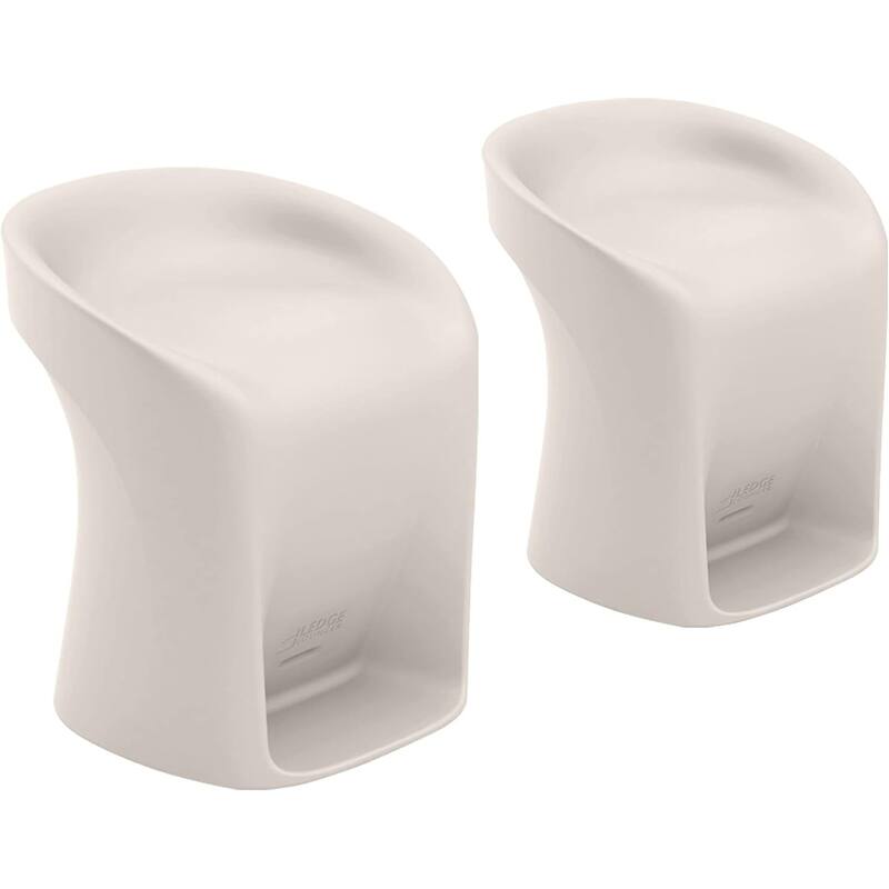 Ledge Lounger In Pool Barstools, Outdoor Patio, 22" Height - Set of 2 - Cloud