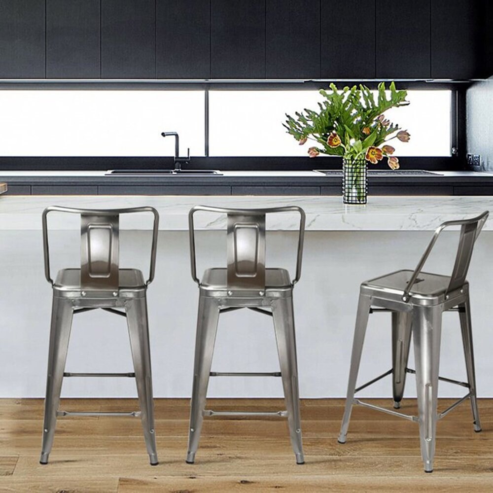 24 inch gunmetal 2025 bar stools