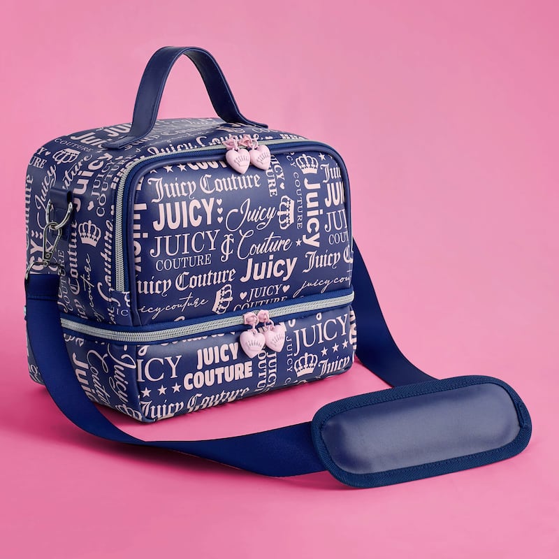 Juicy Couture Signature Chill Cooler Bags - 9.4" x 7" x 6" - Signature - Navy