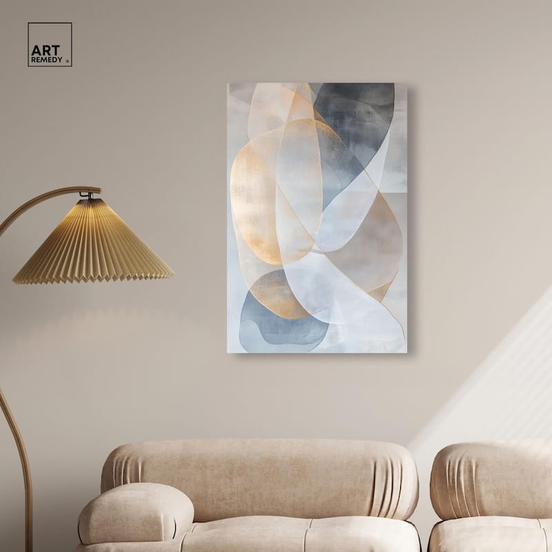 Blue Haze Canvas by Art Remedy, Gallery Wrapped