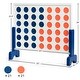 preview thumbnail 2 of 11, Costway Giant 4 In A Row Game Wood Board Connect Toy Adults Kids