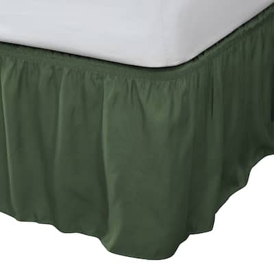 Home Details Wrap Around Bed Ruffle Twin/Full in Sage