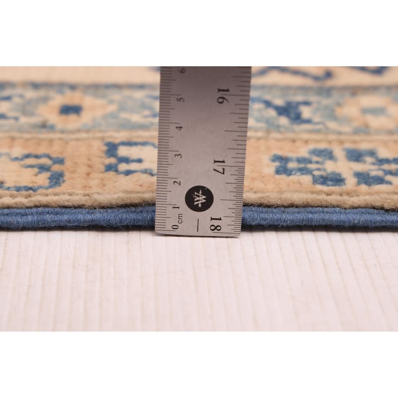 ECARPETGALLERY Hand-knotted Finest Ghazni Blue Wool Rug - 8'5 x 11'7