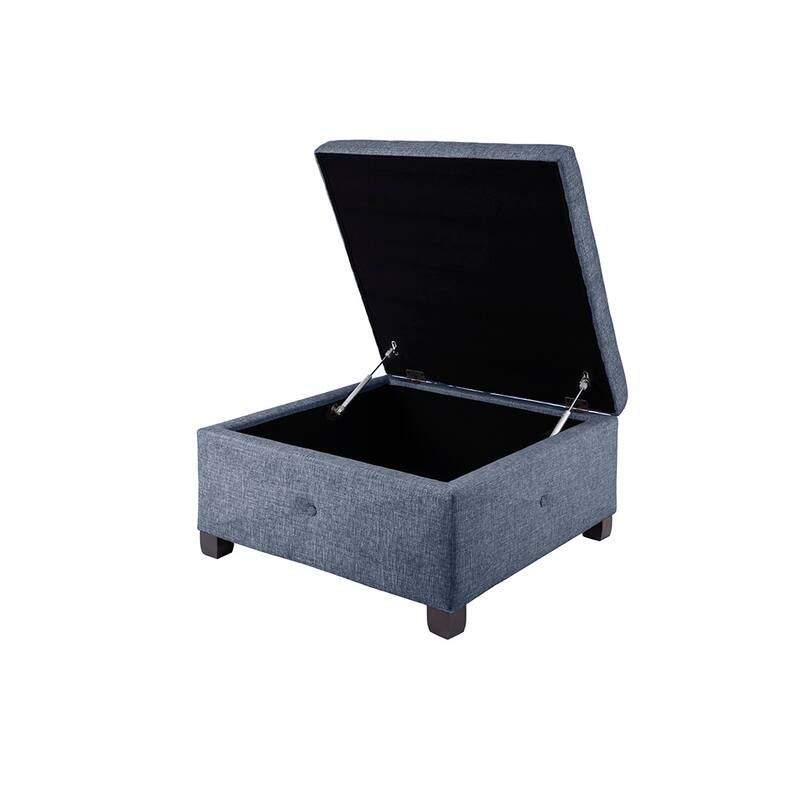 Convenient Soft Close Storage Ottoman for Effortless Use