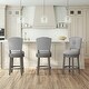 preview thumbnail 21 of 22, Hillsdale Santa Clara II Swivel Stool, Antique Gray