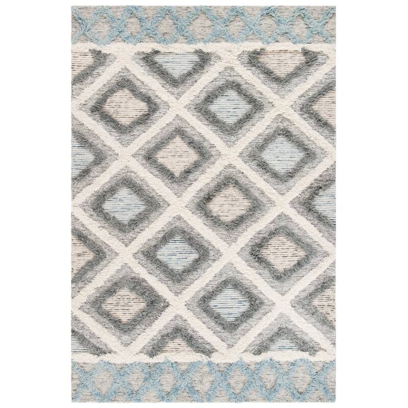 SAFAVIEH Handmade Kenya Genowefa Modern Wool Rug