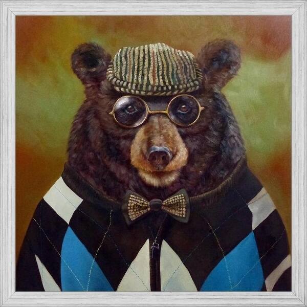 Shop Easy Art Prints Lucia Heffernan S Papa Bear Premium Canvas