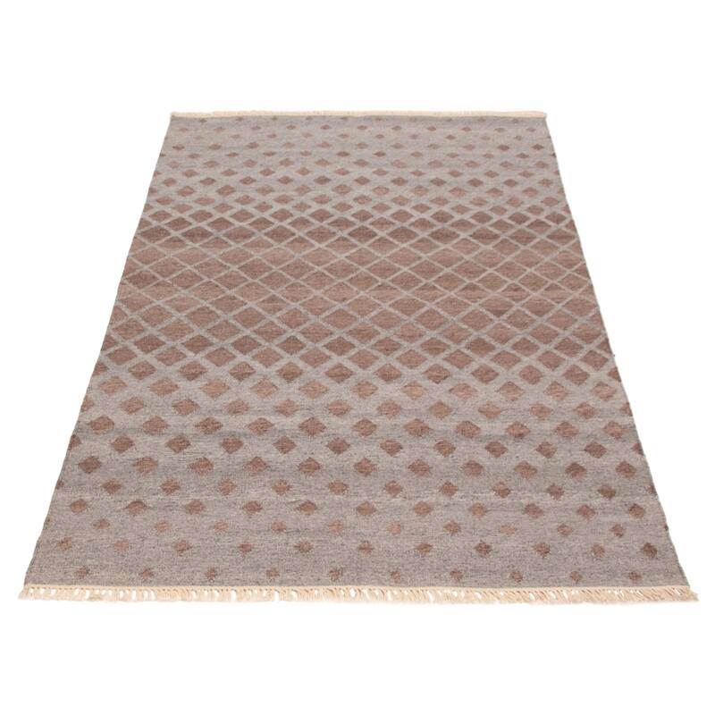 Ankara FW Grey Kilim 5'2" x 8'0" - 5'2 x 8'0