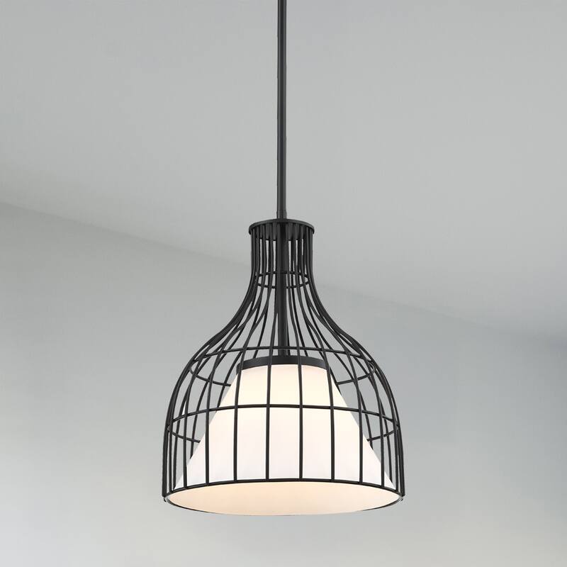 Designers Fountain D340M-12P Evensong 12" Wide Cage Pendant