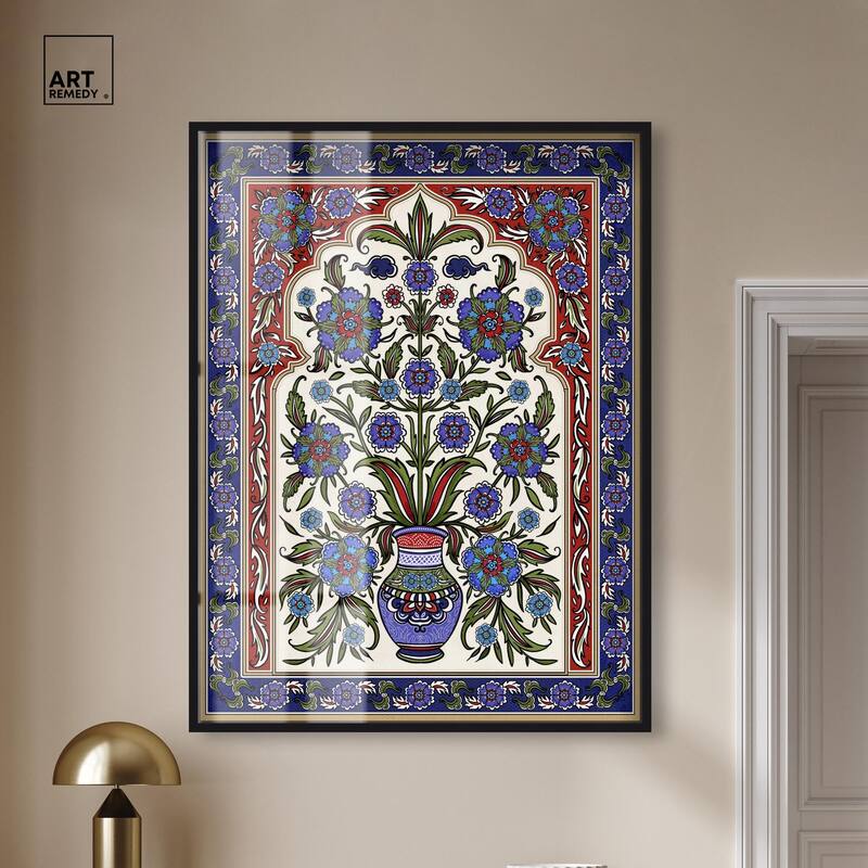Royal Vase Bloom Shadowbox by Art Remedy