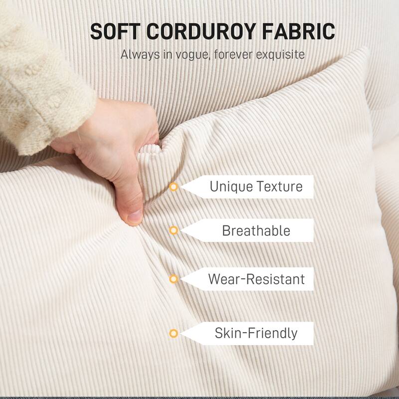 Overstuffed Office Chair with Lumbar Support and Footrest Reclining Swivel