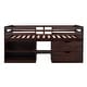 preview thumbnail 7 of 55, Multifunctional Design Loft Bed with Two Shelves and Two Drawers, Maximized Storage Space, Twin Size