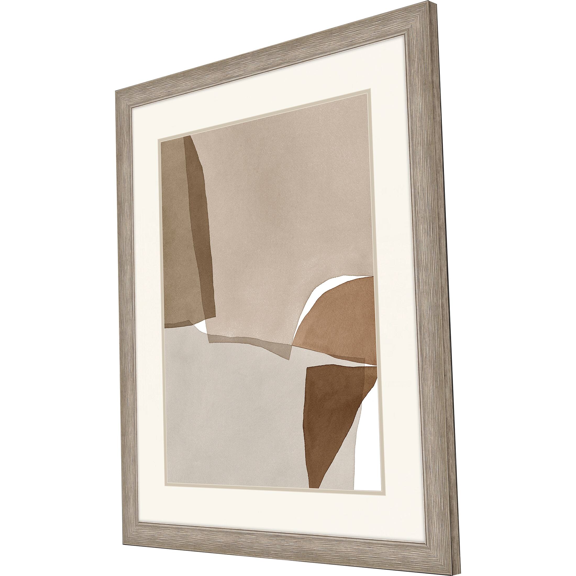 Translucent Harmony Framed Art Giclee Under Glass Brown Bed Bath