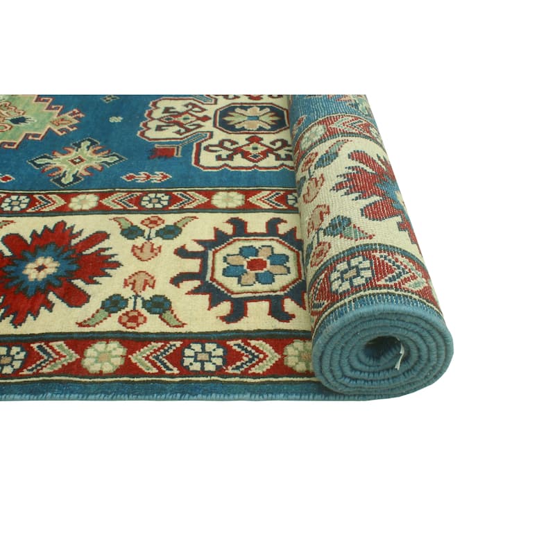 Noori Rug Kazak Ender Blue/Ivory Rug - 8'4" x 11'9"