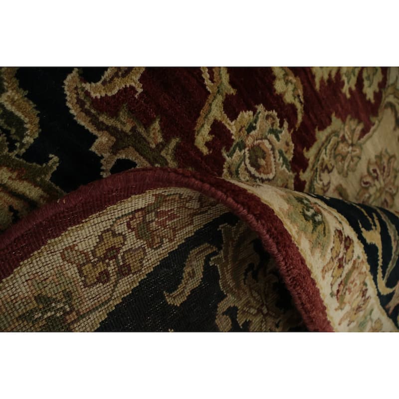 Hand Knotted Oriental 100% Wool Carpet Traditional Floral Beige & Ivories Agra Area Rug - 12' 1'' X 11' 10''