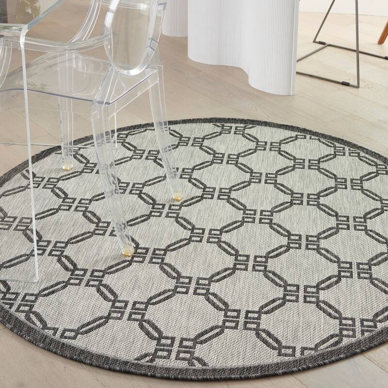 Nourison Garden Party Geometric Casual Indoor/Outdoor Area Rug