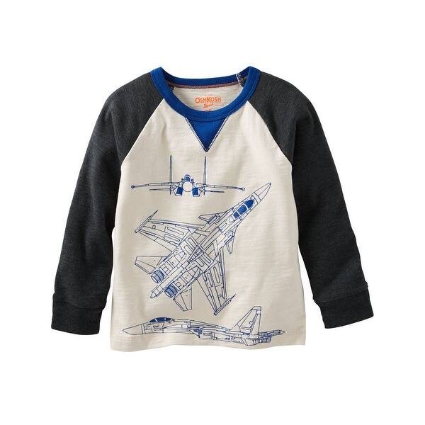 Shop Oshkosh B Gosh Baby Boys Glow In The Dark Tee Jet Print 12