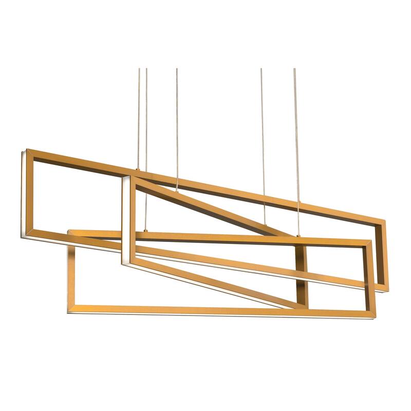 AFX Cole LED Pendant - Large 39 inch - Gold